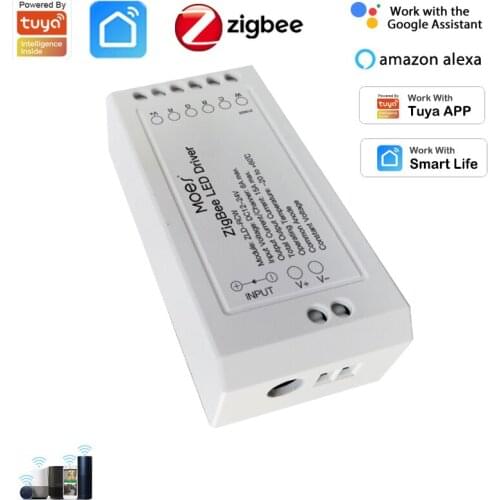 Tuya ZigBee Smart Dimmer Module Switch RGB CCT For LED Strip Smart Life Tuya/App Control Support Alexa Google Home Voice Control