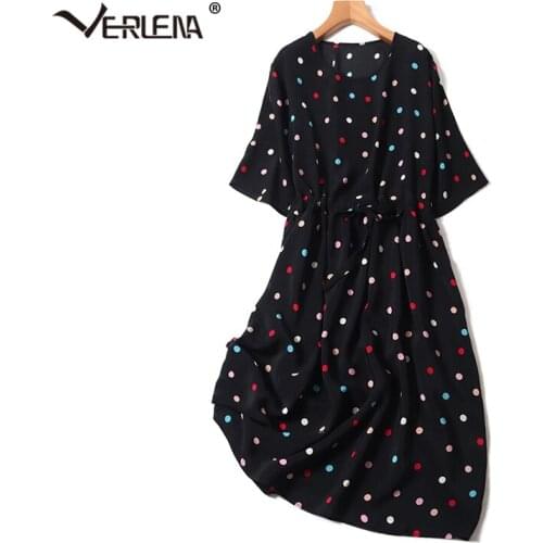 Черные летние платья Verlena China At AliExpress
