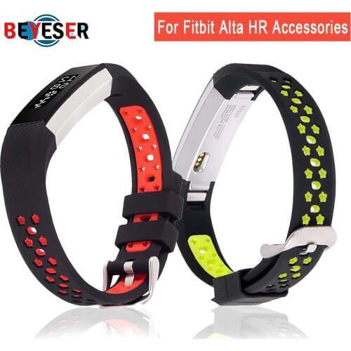 High Quality Soft Silicone Adjustable Band for Fitbit Alta Alta HR Band Wristband Strap Bracelet Watch Replacement Accessories