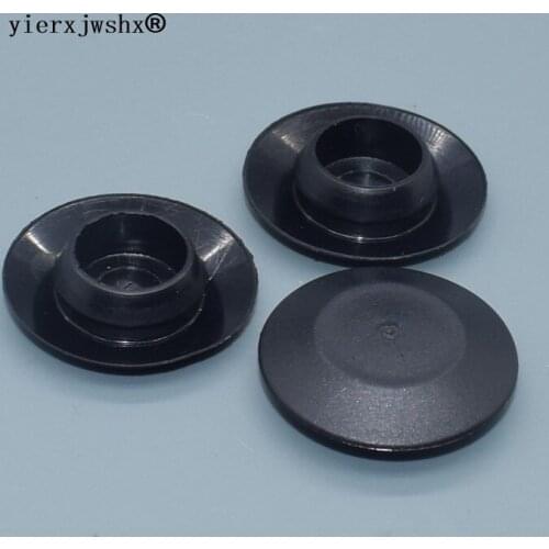 Yierxjwshx Polyethylene Black Flush Sheet Plugs Hex Socket Allen Bolt Screw Nut Hexagon Head Cover Cap Protector Fasteners