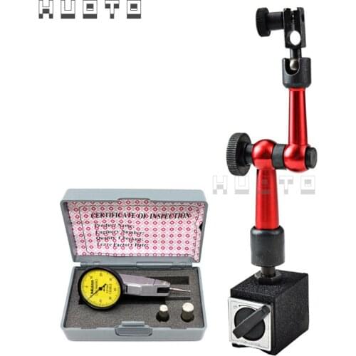 0-0.8mm Level Gauge Scale Precision dial test indicator digital dial indicator Universal Flexible Magnetic Base stand holder