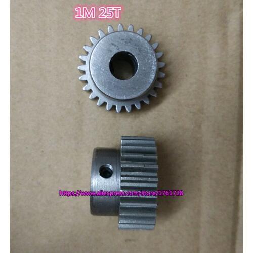 1modulus metal gear 1M 20T 21T 22T 23T 24T 25T 26T 27T 28T 29T carbon steel gear with high boss