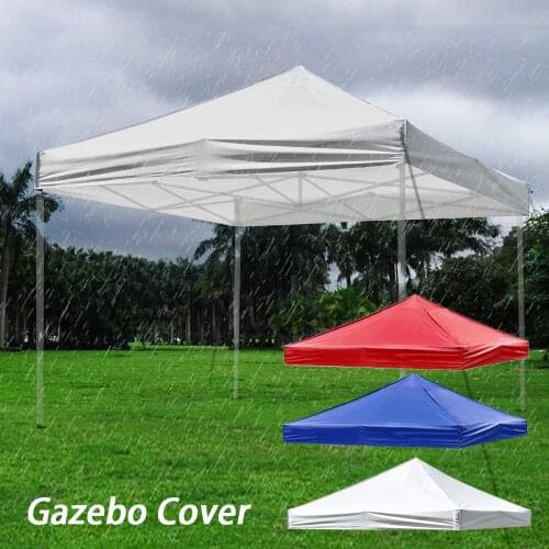 1pcsThicker Folding Tent with Silver Coated Top Cloth Blue White Red Oxford Cloth Material Wedding Party Tent Roof Replacement