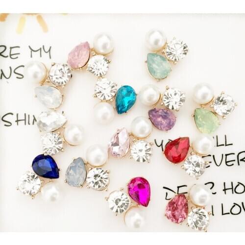 10pcs/lot fashion Pearl Pendants for Jewelry Making Key chain Bracelet earring hair clip Accessories Handmade DIY Craft supplier