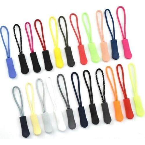 20/50/100 Pcs Color Zipper Tail Rope Backpack Accessories Zipper Pendant Decoration