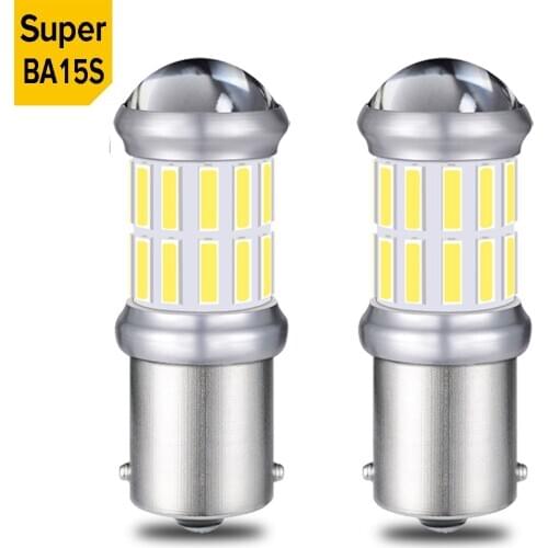 2X 1156 BA15S P21W LED Turn Signal Lamp Led Bulb Car Reverse Light 27SMD 7020 Chips for BMW 3 5 SERIES E30 E36 E46 E34 X3 X5