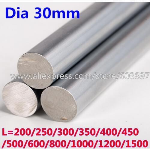 4pcs 3D printer rod WCS Diameter 30mm linear shaft L 450mm chrome plated motion rail round Cylinder CNC parts SFC20
