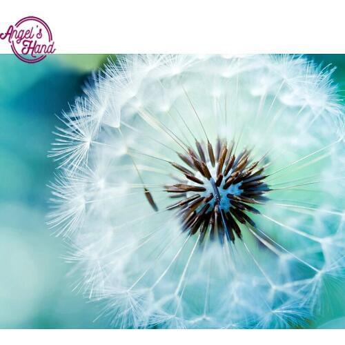 Full Square Diamond 5D DIY Diamond Painting Dandelion Embroidery Cross Stitch Rhinestone Mosaic Painting Decor Gift