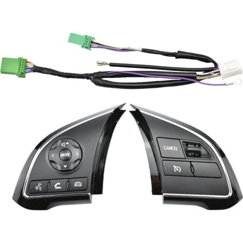 Car Cruise Control Switch Audio Bluetooth Steering Wheel Button For Mitsubishi Outlander 3 Sport GT Xpander Eclipse ASX