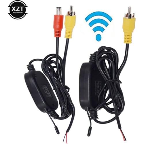 2.4 Ghz Wireless Rear View Camera RCA Video Transmitter & Receiver Kit for Car Rearview Monitor FM Transmitter & Receiver