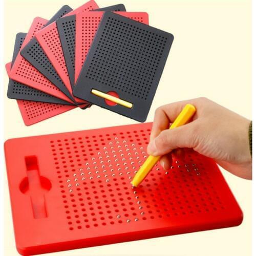 Magnetic Ball Sketch Pad Tablet With Magnet Pen Kids Learning Drawing Board Educational Toys For Children Adult Notebook Gift