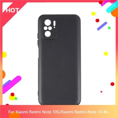 Redmi Note 10S Case Matte Soft Silicone TPU Back Cover For Xiaomi Redmi Note 10 4G Phone Case Slim shockproof