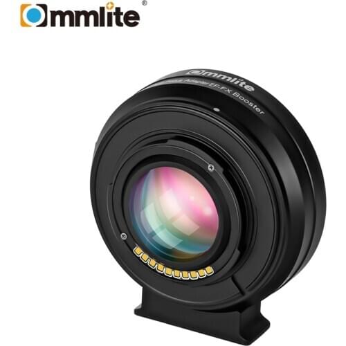 Commlite CM-EF-FX Booster 0.71x Focal Reducer Electronic Auto Focus Lens Mount Adapter Compatible with Canon EF/EF-S Lens