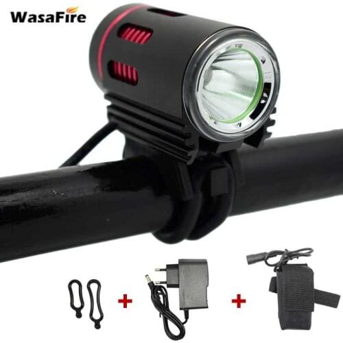 Bicycle Light Lantern XM-L2 LED Bike Front Lamp 4 Mode MTB Headlight Cycling Handlebar Flashlight 8.4V Charger 18650 Battery