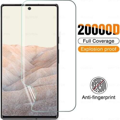 Hydrogel Protector Film Not Glass For Google Pixel 6 Pro 6Pro Pixel6 Protective Clear Safety SmartPhone Screen Full Cover Film