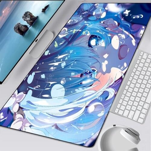 Cute Re Zero Starting Life in Another World Large Pad Mouse Mat Anime Computer Gamer Locking Edge Mousepad Keyboard mouse pad