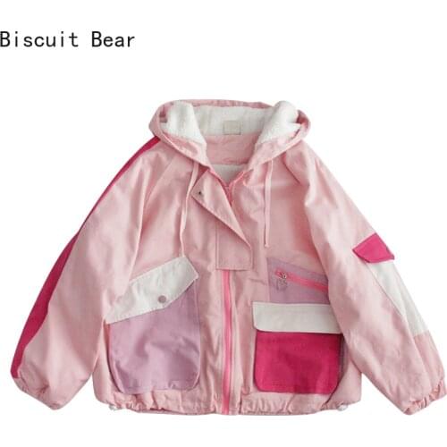 2021 New Hooded Jacket Women Winter Japanese Coat Mori Sweet Cute Loose Cotton Clothes Girl Overcoat Student Tops