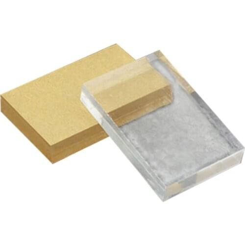 Lightweight Transparent Acrylic Stamp Block Rectangular Shape DIY Scrapbooking Color Process Stamp Block Tools