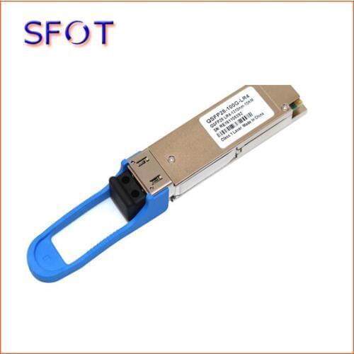 SFP modules, QSFP28-LR4, 100G, 1310nm, SM, dual fibers, 10km, can work with HW/ZTE