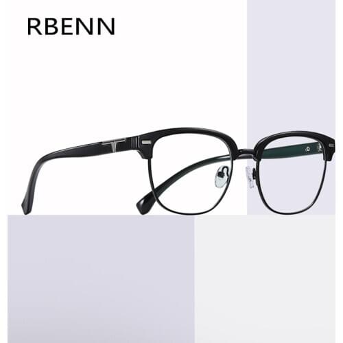 RBENN BRAND DESIGNER Anti Blue Light Men Reading GlassesCR-39 Resin Aspheric Lens Women Computer Reading Eyeglasses +0.75 1.75