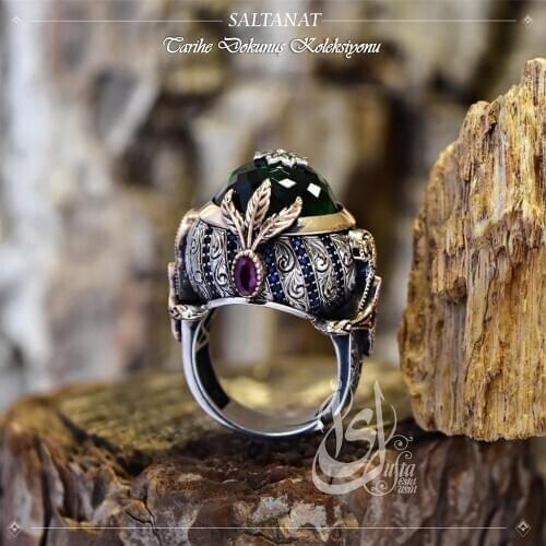 SALTANAT ÖZELLEŞTİRİLMİŞ GÜMÜŞ YÜZÜK