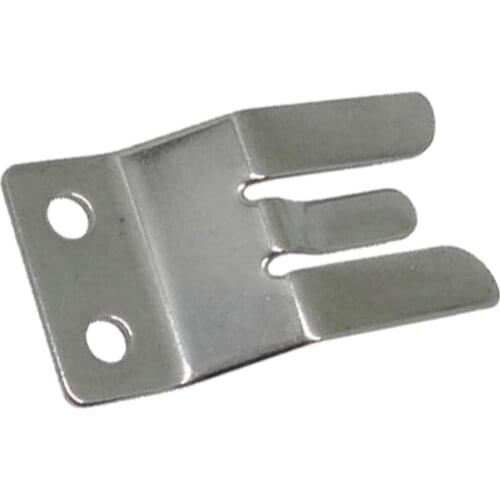 Durable Spring Pressure Finger Shape Boat Microphone Clip Radio Mic Clamp