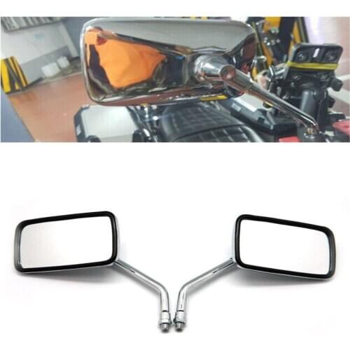 Universal Motorcycle Square Rearview Cool Square Shape Motorcycle Modified Side Rear View Mirror Motorbike Accessories
