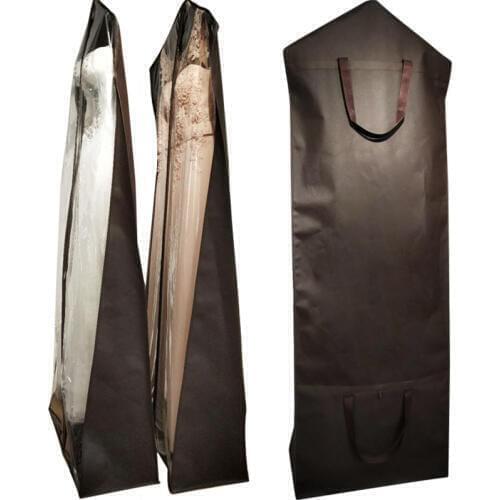 1 PCE Non-woven For Wedding Dress Dust Cover For Bridal Garment Hanging Storage Bag Clothing Dust-proof Bag