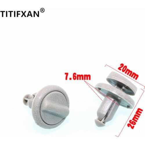 10PCS Car trunk decorative board skirt lining clip for Nissan X-Trail Sunny Bluebird Livina Tiida Qashqai plastic fasteners