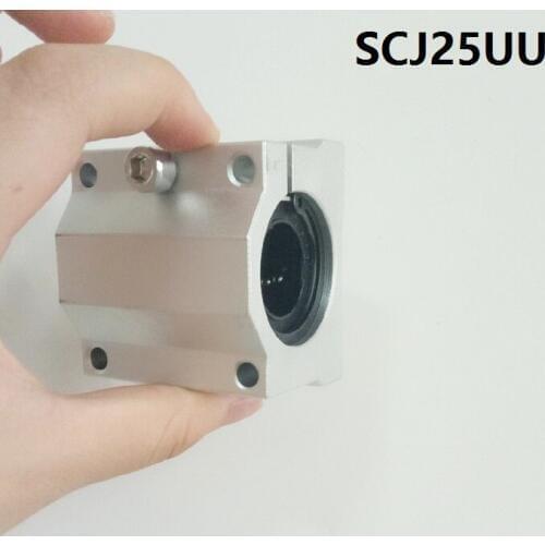 20pcs/lot SC25UUAJ SCJ25UU Adjustable Type linear case unit linear Bearing block for 25mm linear shaft rod cnc router