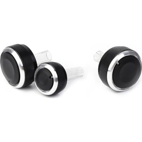 3 Pcs A/C Air Condition Panel Control Switch Knob For Volkswagen VW GOLF 4 MK4 Bora Passat B5
