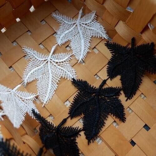 5yard Hollow retro flower leaf polyester water soluble lace belt shoulder strap accessories