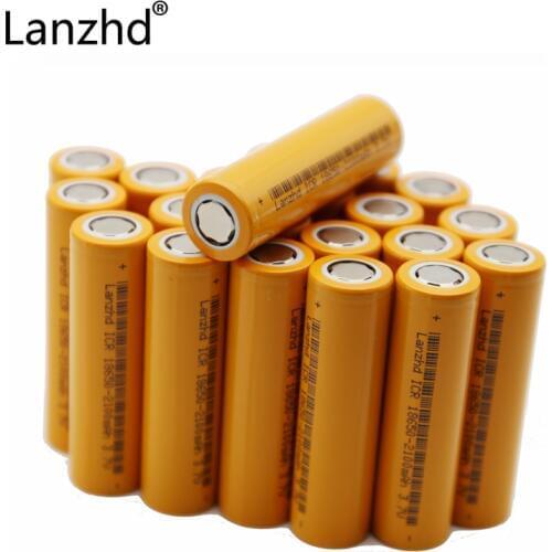 12PCS Bateria For sanyo 18650 Battery 3.7V 2100mAh ICR 18650 Rechargeable Batteries Li-ion Lithium Battery for Flashlight Laptop