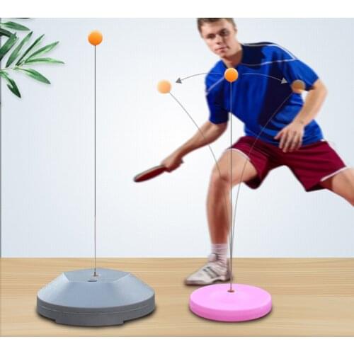 Robot Stainless Steel Fitness Accessories Elastic Soft Shaft Table Tennis Practice Machine Self-Cultivation Household Ping Pong