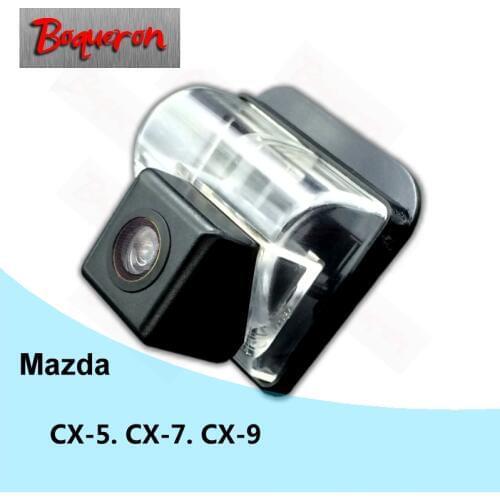 BOQUERON for Mazda CX-5 CX-7 CX-9 CX 5 CX 7 CX 9 Reverse Parking Backup Camera HD CCD Night Vision Car Rear View Camera NTSC PAL