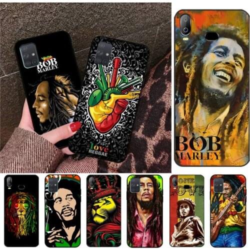 Lion Reggae Bob Marley Phone Case For Samsung Galaxy A21S A01 A11 A31 A81 A10 A20E A30 A40 A50 A70 A80 A71 A51