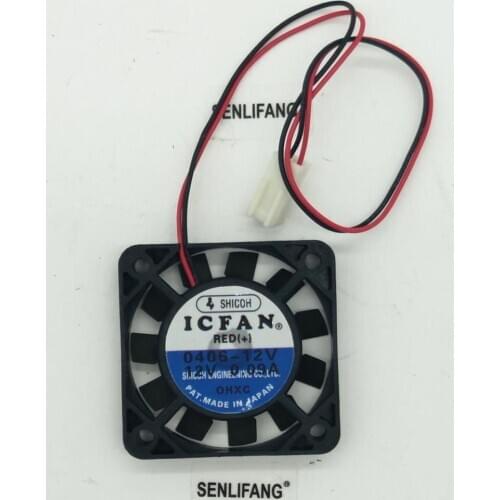 FOR ICFAN 0406-12V DC 12V 0.09A 40x40x06mm Server Square Fan