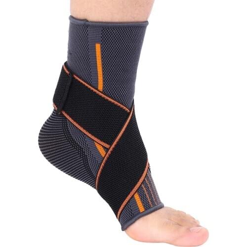 Ankle Support Brace Compression Breathable Foot Elastic Guard Strap Pressure Belt Forrunning Climbing Hiking Playing Basketball