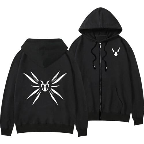 Honkai Impact 3 3rd zipper Hoodie black print Jacket VALKYRJA cosplay costume hooded coat anime tops