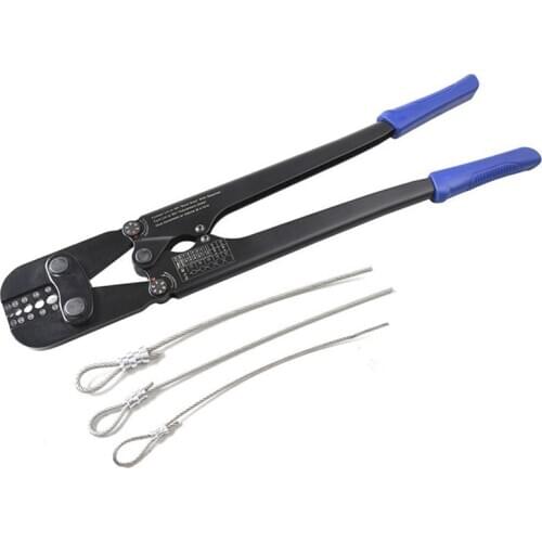 IWS-1608B Wire Rope Crimping Hand Swage Tool Crimping Plier For Copper And Aluminum Oval Sleeves Stop Sleeves From 1.58-3.5mm