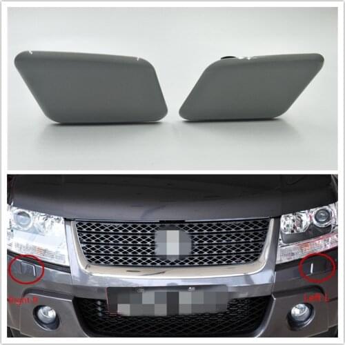 For Suzuki Grand Vitara 2005-2011 Headlights Head lamp Washer Nozzle Cover Cleaning Cap With Sprayer