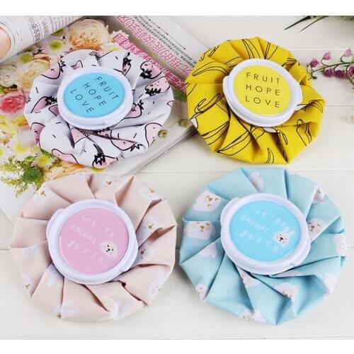 Cartoon summer ice bag dual-use bags hot water bottle Health Care Reusable Knee Head Leg Muscle Sport Injury Relief Pain Ice Bag
