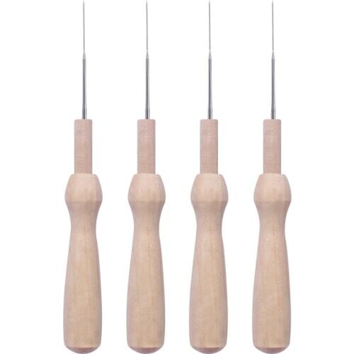 Nonvor Needle Felting Kit with Needles Wool Felt Tools Set DIY Craft Felt Needles Tool with Wood Handle Needles Set Supplies