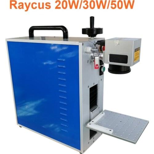 Jinan 20W / 30w / 50w portable laser engraving machine fiber laser marking machine for gold silver stainless steel