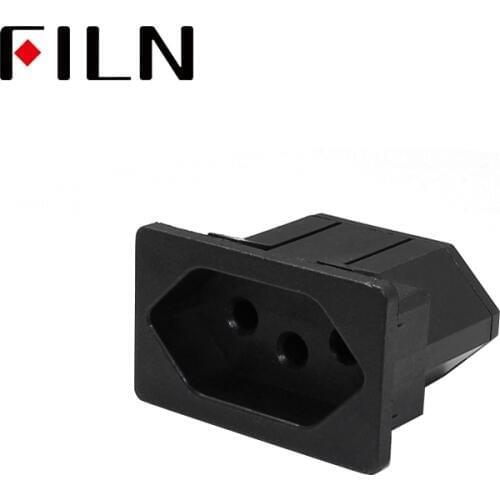 15A 125VAC IEC320 C14 Inlet Power Socket Connector Plug Industrial socket Plug IEC320 C14 3Pin Panel Power Inlet Socket
