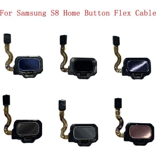 Fingerprint Sensor Home Button Flex Cable Ribbon For Samsung S8 G950 S8Plus G955 S9 G960 S9Plus G965 Touch Replacement parts