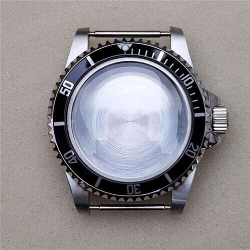 Replacement Watch Case for Miyota 8215 8200 821A Movement 39.5mm Stainless Steel Watch Case for Mingzhu 2813 Mechanical Watch