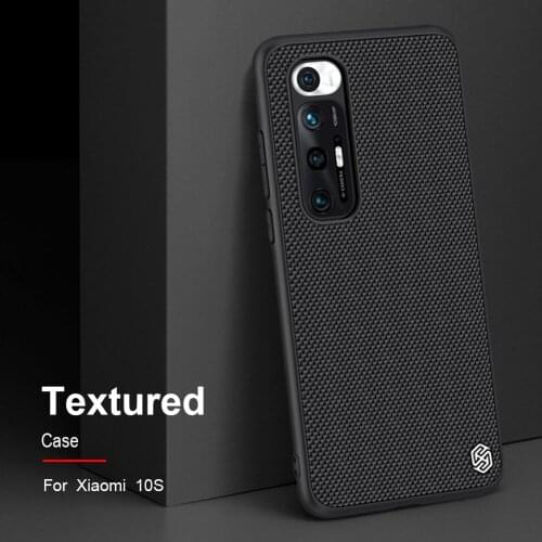 Nillkin for Xiaomi 10S Textured Case Nylon Fiber case Explore back cover Non-slip durable business fit