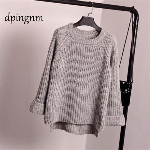 High Quality Thick Warm Winter Women Sweater Fashion Knitted Soft Pullover Jumper Autumn Female Sweater Top