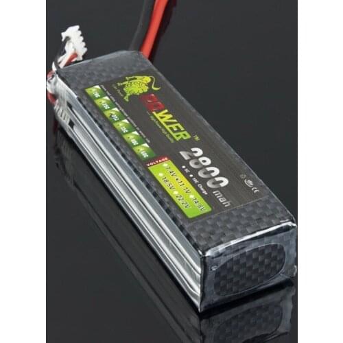 1pcs Lion Power 11.1V 2800MAH 30C MAX 35C AKKU LiPo RC Battery For Rc Helicopter 3S